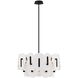 Nuvola 2 Light 24 inch Black Chandelier Ceiling Light
