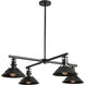 Henry 4 Light 36 inch Coastal Black Outdoor Pendant