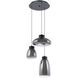 Sarnarra LED 17.44 inch Black Pendant Ceiling Light