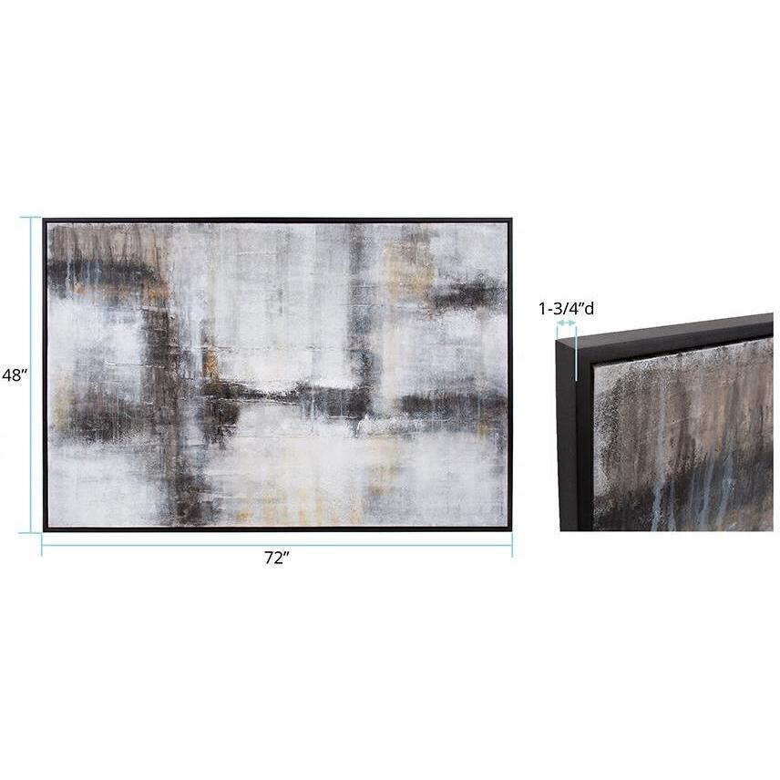 Flow of Life 72 X 48 inch Hand Painted Canvas