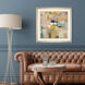 Lazy Afternoon Yellow and Blue and Green and Multi Framed Art