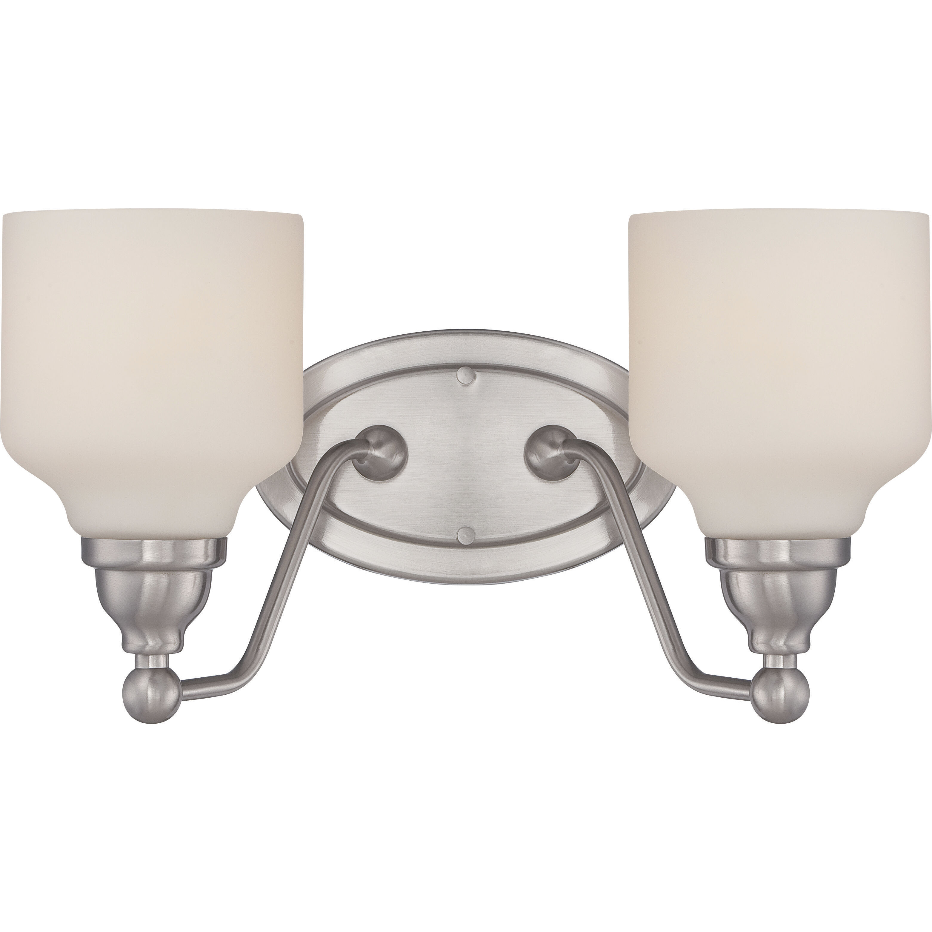 Kirk LED 15 inch Polished Nickel Vanity Light Wall Light