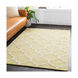 Pollack 96 X 60 inch Butter Indoor Area Rug, Rectangle