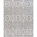 Antigua 120 X 96 inch Charcoal/Cream/Pale Blue Rugs, Rectangle