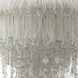 Crystal Reign 5 Light 23.2 inch Nickel Pendant Ceiling Light