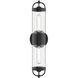 Alora Mood Lancaster 2 Light 21.13 inch Textured Black Exterior Wall Sconce