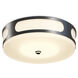 Swale LED 17.5 inch Black Outdoor Flush Mount