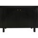 Weston 117 X 20.5 inch Hand Rubbed Black with Light Brown Sideboard, Extra Large