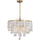 Elsa LED 19.75 inch Natural Brass Pendant Ceiling Light