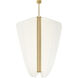 Sean Lavin Nyra LED 42.2 inch Plated Brass Chandelier Ceiling Light, Integrated LED