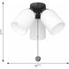 Emile LED Matte White Fan Light Kit