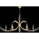 Trevi 6 Light 68 inch Gold Chandelier Ceiling Light