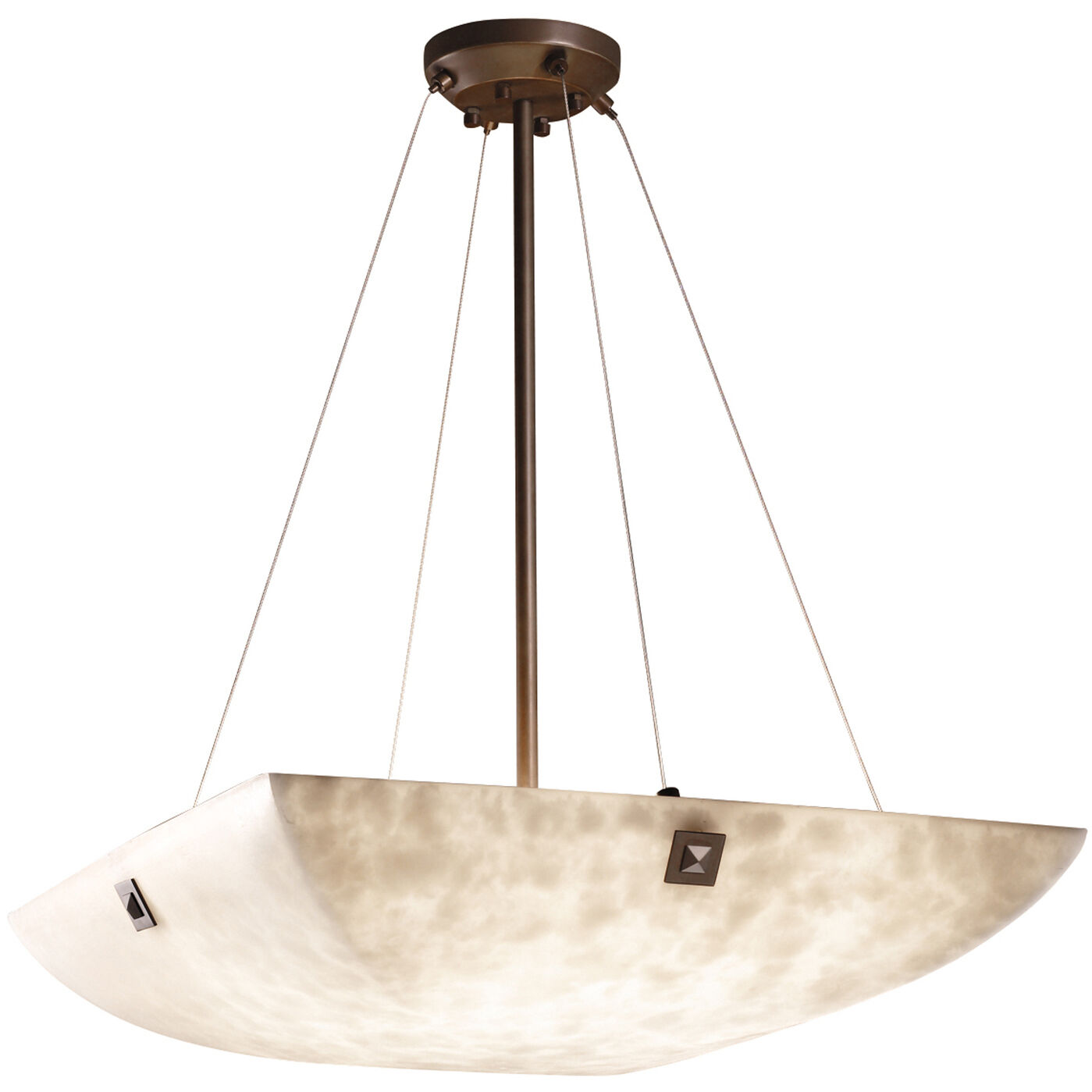 Clouds LED 28 inch Matte Black Pendant Ceiling Light