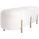 Justin 18.5 inch White Bench