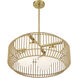 Pastis 4 Light 24 inch Warm Brass Pendant Ceiling Light