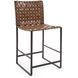 Irving 36 inch Buffalo Brown/Black Counter Stool