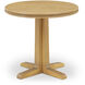 Charles 32 X 32 inch Natural Cafe Table