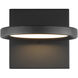 Spectica LED 7 inch Matte Black Wall Light in LED 90 CRI 3000K, Integrated LED