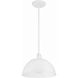 Soto 1 Light 12 inch White Mini Pendant Ceiling Light