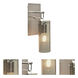 Juni 10 1 Light Satin Nickel Wall Pendant Ceiling Light in Latte Bubble Glass