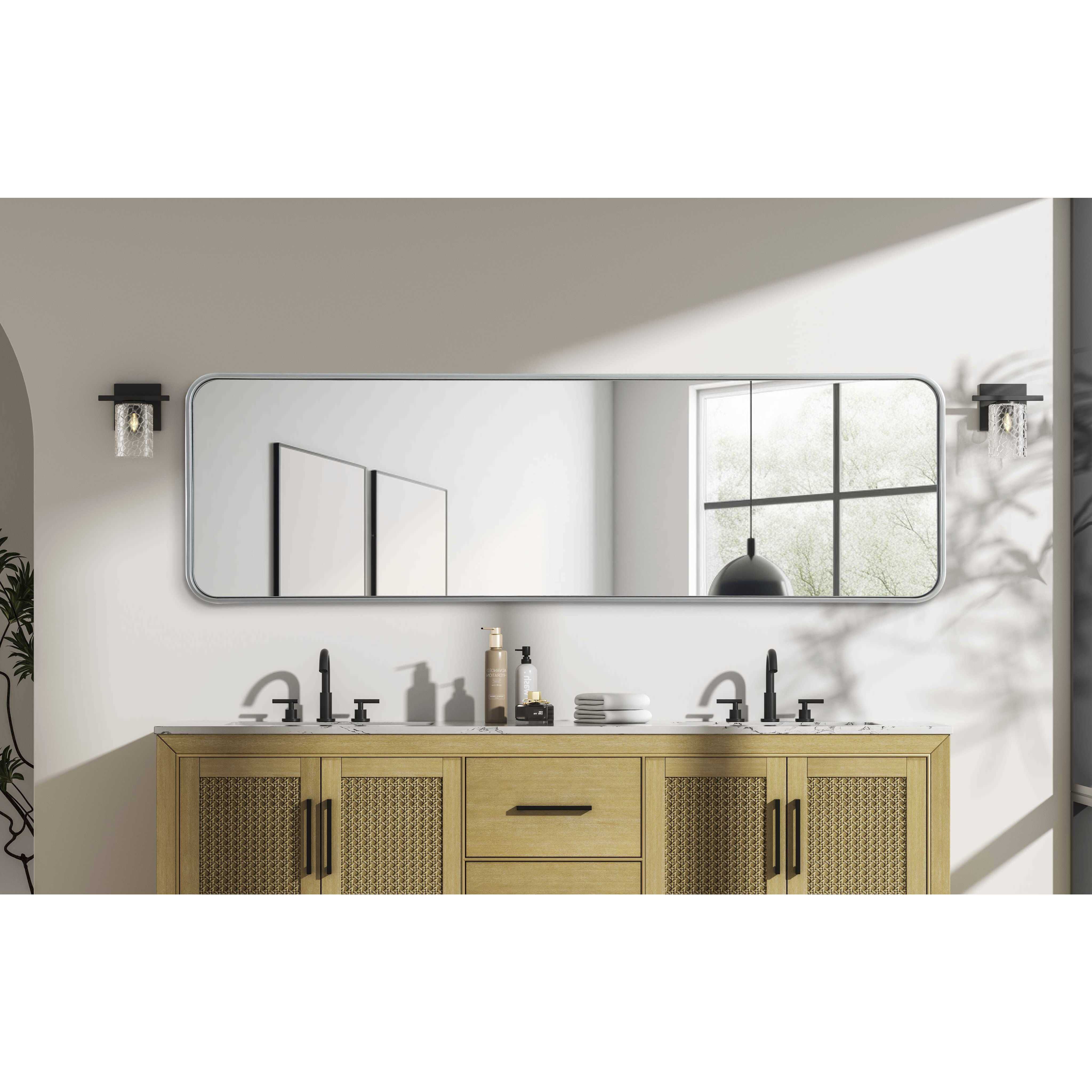 Remy 60 X 18 inch Silver Mirror