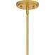 Maple 6 Light 29 inch Gold Leaf Chandelier Ceiling Light