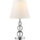 Palla 20 inch 75.00 watt Polished Chrome Table Lamp Portable Light