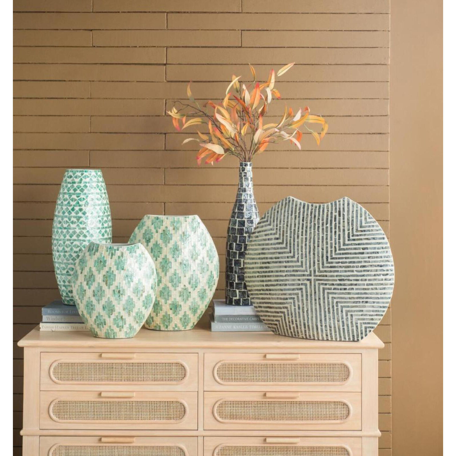 Diamond 13.8 X 5.9 inch Vase