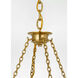 Marie Flanigan Quinn LED 34.75 inch Soft Brass Chandelier Ceiling Light