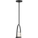 Abbott 8 Light 42 inch Black Linear Chandelier Ceiling Light in Antique White