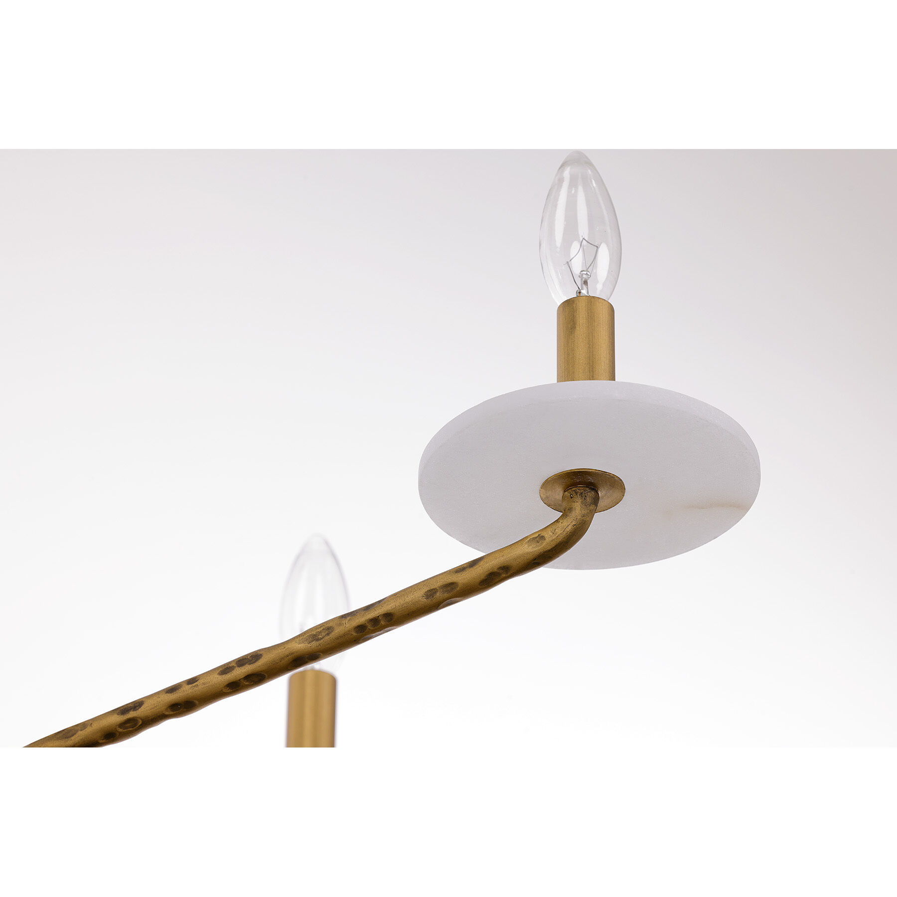 Judi 8 Light 38 inch Distressed Gold Chandelier Ceiling Light