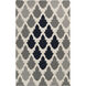 Frontier 132 X 96 inch Medium Gray, Navy, Ivory, Charcoal Rug