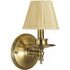 Sheraton 1 Light 5 inch Mahogany Bronze Sconce Wall Light
