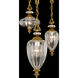 Signature Dyana 3 Light 15 inch Etruscan Gold Multi-Light Pendant Ceiling Light