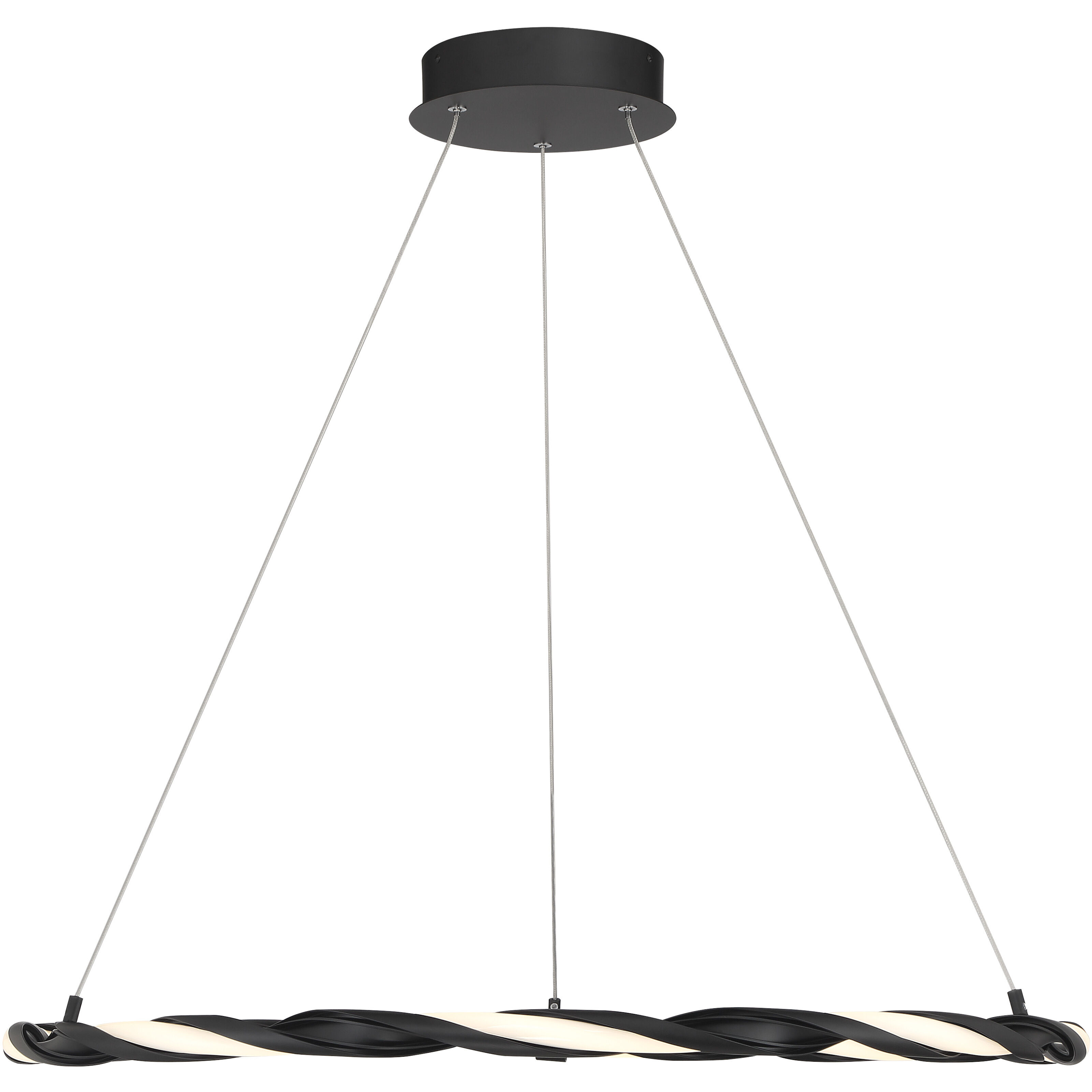 Convolution LED 31 inch Coal Pendant Ceiling Light