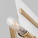 Dex Bath Vanity Wall Light in Satin Brass