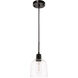 Gabe 1 Light 6 inch Black Pendant Ceiling Light