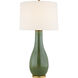 Chapman & Myers Orson 32.5 inch 150 watt Shellish Kiwi Table Lamp Portable Light in Linen