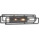 Bella Collina 2 Light 36 inch Coal Bath Vanity Wall Light