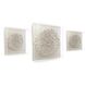 Lace Silver Wall Decor, 3D