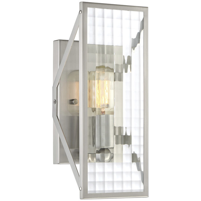 Pivot 1 Light 12.63 inch Satin Platinum Wall Sconce Wall Light