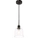 Gabe 1 Light 6 inch Black Pendant Ceiling Light