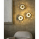 Del Rey 8 inch Brushed Brass/Matte Black Wall Sconce Wall Light
