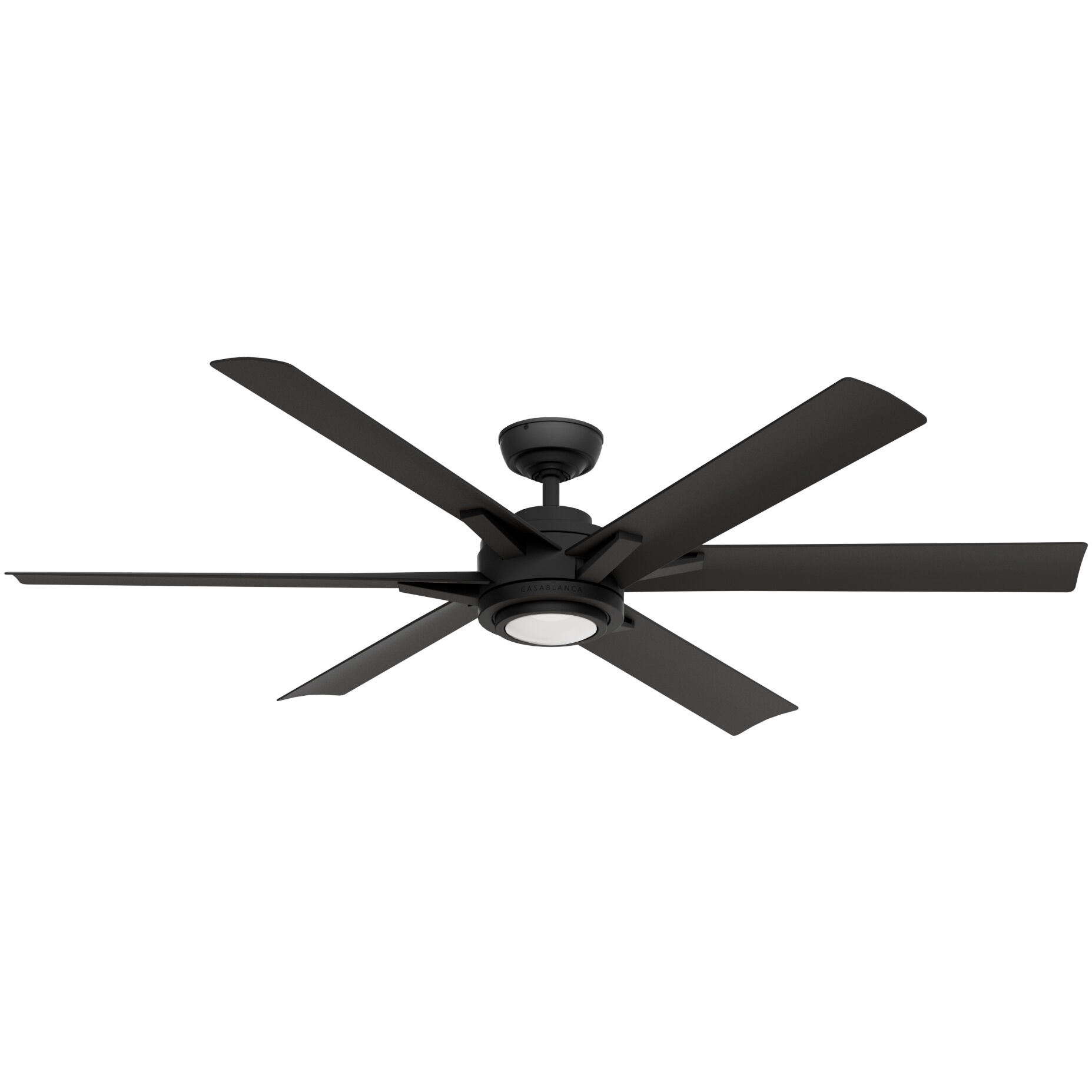 Melia 65 inch Matte Black Outdoor Ceiling Fan
