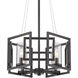 Marco 4 Light 16 inch Matte Black Pendant Ceiling Light