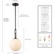 Concentro 1 Light 10 inch Dark Bronze Pendant Ceiling Light