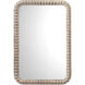 Audrey 34 X 24 inch White Washed Wood Mirror