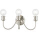Lansdale 3 Light 19 inch Brushed Nickel Vanity Sconce Wall Light