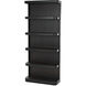 Dido Matte Black Bookcase