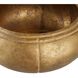 Zehir Antique Brass Cache Pot